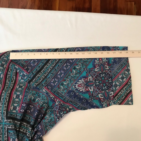 CATHERINES Open Front Cardigan Kimono Bohemian Tunic Blouse Women’s Plus Size 4X - Picture 16 of 16